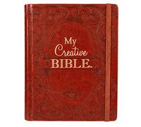 KJV Holy Bible, My Creative Bible, Faux Leather Hardcover - Ribbon Marker, King James Version, Toffee Brown W/Elastic Closure