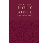KJV Holy Bible: New Testament with Wide Margins for Journaling: Large Print Edition: Single-Column King James Version with Reading Plan and Note-Taking Space