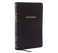 KJV Holy Bible: Personal Size Giant Print with 43,000 Cross References, Black Bonded Leather, Red Letter, Comfort Print: King James Version