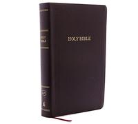 KJV Holy Bible: Personal Size Giant Print with 43,000 Cross References, Burgundy Bonded Leather, Red Letter, Comfort Print: King James Version: Holy Bible, King James Version