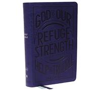 KJV Holy Bible: Personal Size with Cross References, Blue Leathersoft, Red Letter, Comfort Print (Thumb Indexed): King James Version (Verse Art Cover ... Version (The Verse Art Cover Collection)
