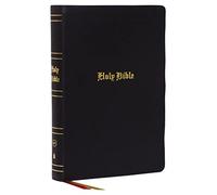 KJV Holy Bible: Super Giant Print with 43,000 Cross References, Black Genuine Leather, Red Letter, Comfort Print (Thumb Indexed): King James Version