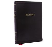 KJV Holy Bible: Super Giant Print with 43,000 Cross References, Deluxe Black Leathersoft, Red Letter, Comfort Print (Thumb Indexed): King James Version: Holy Bible, King James Version