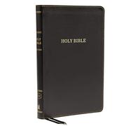 KJV Holy Bible: Thinline, Black Leathersoft, Red Letter, Comfort Print: King James Version: Holy Bible, King James Version
