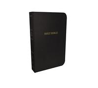 KJV Holy Bible: Thinline with Cross References, Black Bonded Leather, Red Letter, Comfort Print (Thumb Indexed): King James Version: Holy Bible, King James Version