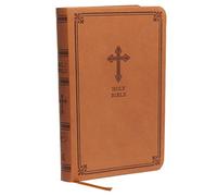 KJV Holy Bible: Value Compact Thinline, Brown Leathersoft, Red Letter, Comfort Print: King James Version