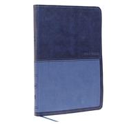 KJV Holy Bible: Value Large Print Thinline, Blue Leathersoft, Red Letter, Comfort Print: King James Version: Holy Bible, King James Version