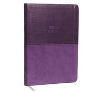 KJV Holy Bible: Value Large Print Thinline, Purple Leathersoft, Red Letter, Comfort Print: King James Version: Holy Bible, King James Version