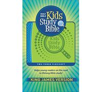 KJV Kids Study Bible Flex Green/Blue IMPRINTABLE
