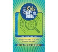 KJV Kids Study Bible, Green/Blue, Red Letter: King James Version Kids, Flexisoft, Green/blue, Red Letter, Study Bible