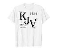 KJV King James Bible 1611 Christian Value Graphic T-Shirt, Men, White, M