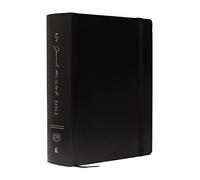 KJV Large Print Bible, Journal the Word, Reflect, Journal or Create Art Next to Your Favorite Verses (Black Hardcover, Red Letter, Comfort Print: King James Version, Holy Bible)
