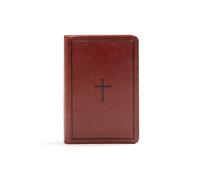 KJV Large Print Compact Reference Bible, Brown Leathertouch