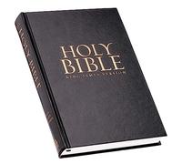 KJV Large Print Hardcover Edition: Black