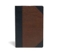 KJV Large Print Personal Size Reference Bible, Black/Brown: KJV Personal Size Reference Bible, Black/Brown Leathertouch