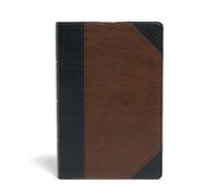 KJV Large Print Personal Size Reference Bible, Brown/Black: KJV Personal Size Reference Bible, Brown/Black Leathertouch