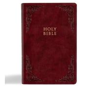 KJV Large Print Personal Size Reference Bible, Burgundy