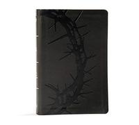 KJV Large Print Personal Size Reference Bible, Charcoal - HardBack NEW Staff, Ho