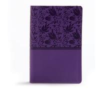 KJV Large Print Personal Size Reference Bible, Purple Leathertouch