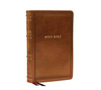 KJV Large Print Reference Bible, Brown Leathersoft, Red Letter, Comfort Print (Sovereign Collection): Holy Bible, King James Version