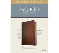 KJV Large Print Thinline Reference Bible, Filament Enabled E: King James Version, Brown & Mahogany Leatherlike, Filament Enabled: Thinline Reference