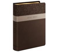 KJV Large Print Wide Margin Bible: King James Version, Brown and Tan, Flexisoft, Wide Margin