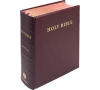 KJV Lectern Bible, Burgundy Goatskin Leather over Boards, KJ986:XB