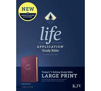 KJV Life Application Study Bible, Third Edition, Large Print: King James Version, Purple, Leatherlike, Red Letter