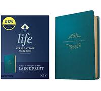 KJV Life Application Study Bible, Third Edition, Large Print (Red Letter, Leatherlike, Teal Blue): King James Version, Teal Blue, Leatherlike, Red Letter