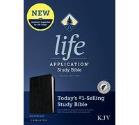 KJV Life Application Study Bible, Third Edition, Red Letter, Black, Indexed: King James Version, Black, Bonded Leather, Red Letter