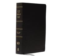 KJV, Life in the Spirit Study Bible, Bonded Leather, Black, Thumb Indexed, Red Letter: Formerly Full Life Study