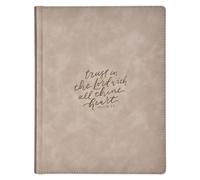 KJV Note-Taking Bible Large Print (Faux Leather Hardcover, Trust the Lord, Prov.