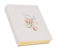 KJV Note-Taking Bible LP Faux Leather Hc White Floral