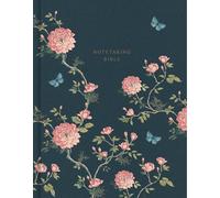 KJV Notetaking Bible, Expanded Reference Edition, Navy/Floral Cloth Over Board