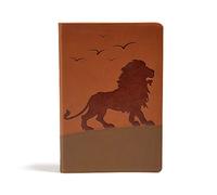 KJV One Big Story Bible, Brown Lion LeatherTouch