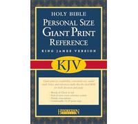 Kjv Personal Giant Print Refence Bible Burgundy