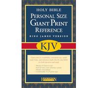 Kjv Personal Giant Print Refence Bible Burgundy