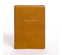 KJV Personal Size Giant Print Bible, Camel Suedesoft