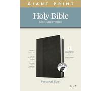 KJV Personal Size Giant Print Bible, Filament Edition, Black: KJV, Black/Onyx, Leatherlike, Filament Enabled, Personal Size Giant Print Bible