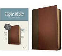 KJV Personal Size Giant Print Bible, Filament Edition, Brown: KJV, Brown/Mahogany, Leatherlike, Filament Enabled, Personal Size, Giant Print