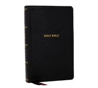 KJV Personal Size Large Print End-of-Verse Reference Bible, Black Leathersoft, Red Letter, Comfort Print