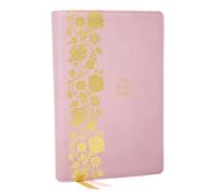 KJV Personal Size Large Print End-of-Verse Reference Bible, Pink Leathersoft, Red Letter, Comfort Print