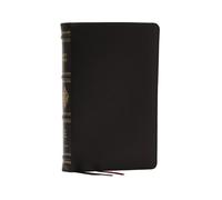 KJV, Personal Size Reference Bible, Sovereign Collection, Black Premium Goatskin Leather, Premier Collection, Comfort Print