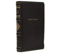 KJV, Personal Size Reference Bible, Sovereign Collection, Leathersoft, Black, Red Letter, Thumb Indexed, Comfort Print: Holy Bible, King James Version
