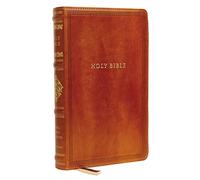 KJV, Personal Size Reference Bible, Sovereign Collection, Leathersoft, Brown, Red Letter, Comfort Print: Holy Bible, King James Version