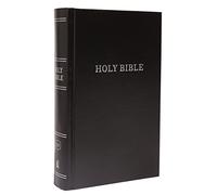 KJV, Pew Bible, Hardcover, Black, Red Letter, Comfort Print: Holy Bible, King James Version