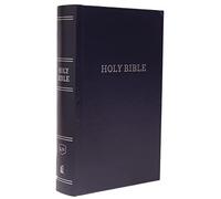 KJV, Pew Bible, Hardcover, Blue, Red Letter, Comfort Print: Holy Bible, King James Version