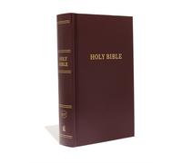 KJV, Pew Bible, Large Print, Hardcover, Burgundy, Red Letter, Comfort Print: Holy Bible, King James Version