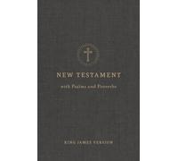 KJV Pocket New Testament with Psalms and Proverbs, Charcoal Trade Paper