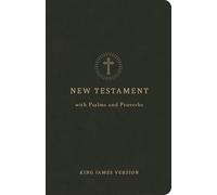 KJV Pocket New Testament with Psalms and Proverbs, Olive LeatherTouch